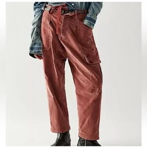 NWOT Free People Bay To Breakers Corduroys Roasted Pants Women's Size Small $148